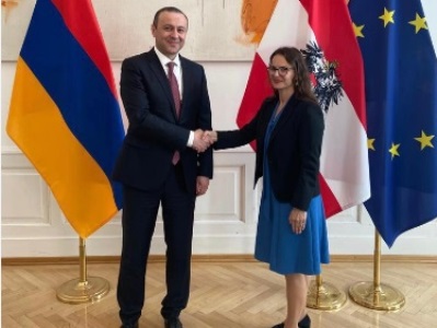 Գրիգորյանը Ավստրիայի կանցլերի խորհրդականի հետ քննարկել է հայ-ադրբեջանական բանակցությունների ընթացքը