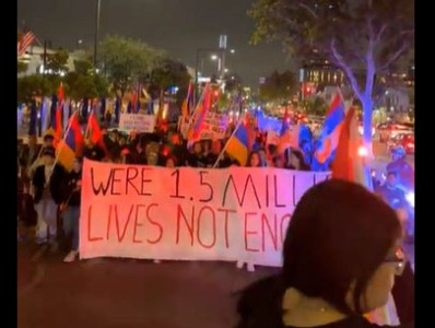 Los Angeles County Armenians stage protest