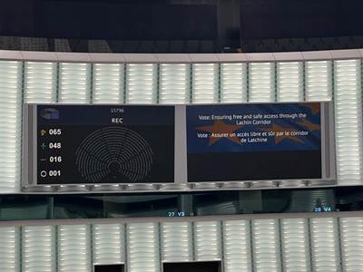 ПАСЕ приняла резолюцию «Обеспечение свободного и безопасного доступа через Лачинский коридор»