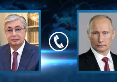 Президент Казахстана провел переговоры с Путиным