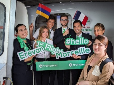 Авиакомпания Transavia начала выполнение полетов по направлению Марсель -Ереван- Марсель
