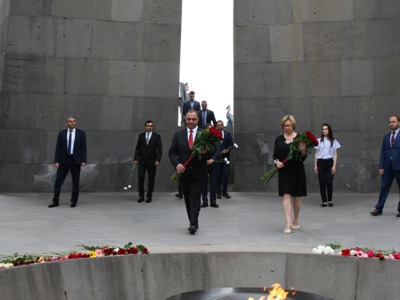 Europol director visits Armenian Genocide Memorial in Yerevan (PHOTOS)
