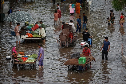 Monsoon covers entire area of India
