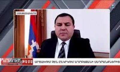 Azerbaijan tries to show that Artsakh has refused contacts, Karabakh state minister says