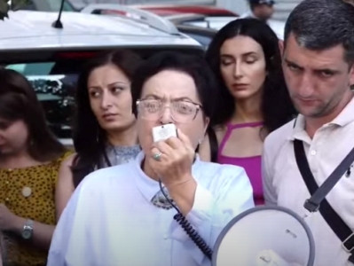 У Ереванского офиса ООН прошла акция в поддержку Нагорного Карабаха