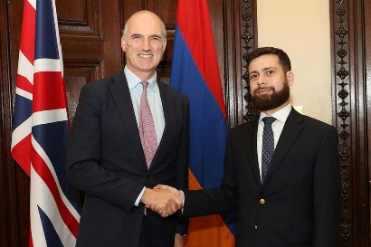 UK State Minister speaks to Deputy FM of Armenia