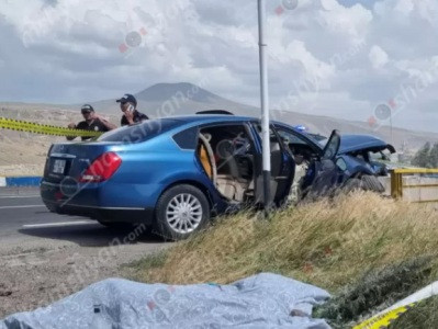 В Котайкской области Nissan врезался в бетонную стенку моста: Один пассажир погиб, двое детей ранены — Shamshyan.com