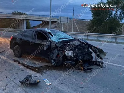 Крупное ДТП в Араратской области: Есть пострадавший