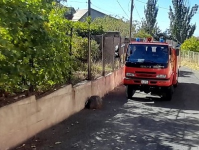 Գեղաքար գյուղի տների նկուղներից փրկարարները հեռացրել են 60 խմ ջուր