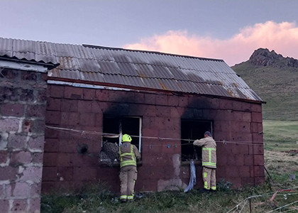 Միջնատուն գյուղում տուն է այրվել