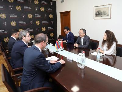 Չինաստանը պատրաստ է աջակցել արդարադատության ոլորտի բարեփոխումներին. Չինաստանի դեսպանը՝ Գրիգոր Մինասյանին