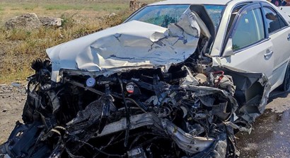 Цепное ДТП при въезде в село Нор Ерзнка: есть пострадавшие