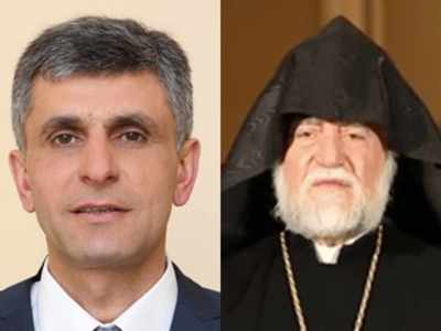 Արամ Առաջինը հայրապետական օրհնություն է ուղարկել ԱՀ ԱԺ նորընտիր նախագահ Դավիթ Իշխանյանին
