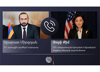 Armenia FM presents Karabakh situation to US acting Assistant Secretary of State for European and Eurasian Affairs