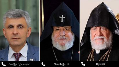 Catholicoi Karekin II, Aram I: Armenian Apostolic Church will always stand with Karabakh