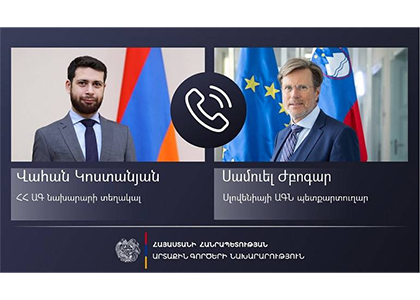 Ваан Костанян рассказал представителю МИД Словении о преступлениях Азербайджана