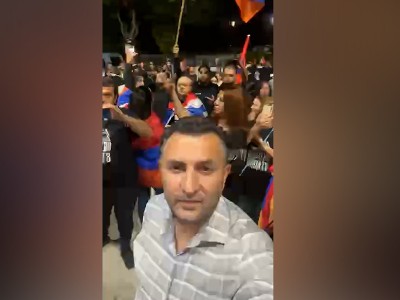 Акции американских армян продолжаются у зданий консульств стран-членов Совета безопасности ООН