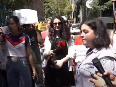 У офиса здания ООН в Армении состоялась акция протеста