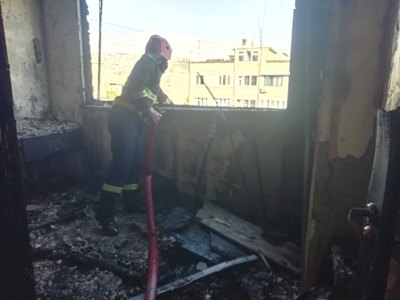 В квартире на улице Кохбаци в Ереване вспыхнул пожар: обнаружен труп