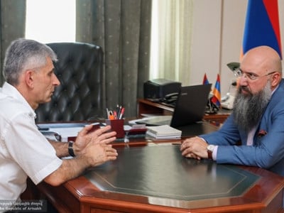 Спикер НС Арцаха и глава русской общины республики обсудили вопросы сотрудничества