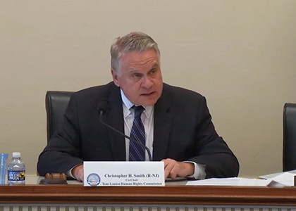 Chris Smith on Karabakh crisis: This is genocide being carried out by Azerbaijan authorities, dictator Aliyev