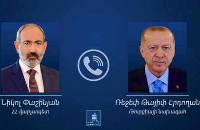 Նիկոլ Փաշինյանը հեռախոսազրույց է ունեցել Էրդողանի հետ