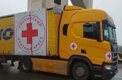 Азербайджанские СМИ сообщают, что российский грузовик проехал через Агдам и уже находится в Степанакерте
