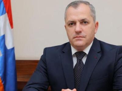 President of the Republic of Artsakh Samvel Shahramanyan visited the Ministry of Defense