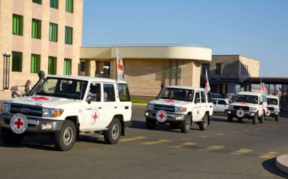 14 patients transported from Artsakh to Armenia with ICRC help