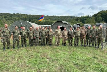 ՀՀ ՊՆ պատվիրակությունն այցելել է «Միաձուլված սուր-2023» զորավարժությանը մասնակցող ՀՀ ԶՈՒ դաշտային շարժական հոսպիտալ