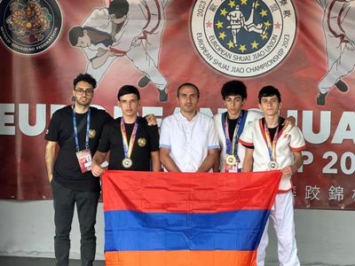 На чемпионате Европы по китайской борьбе сборная Армении заняла несколько призовых мест