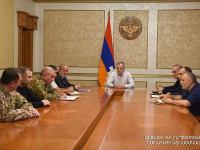 Президент Арцаха провел рабочее совещание с участием членов Совета безопасности