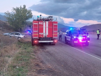 У села Нор Хачакап столкнулись автомобили: есть пострадавшие