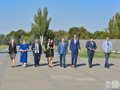 Czech Rep. parliament delegation visits Armenian Genocide Memorial in Yerevan