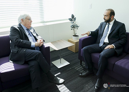 Mirzoyan presented the UN Under-SG for Humanitarian Affairs & Emergency Relief Coordinator situation in Karabakh