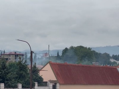 Stepanakert this morning: Sounds of Azerbaijani shelling are heard