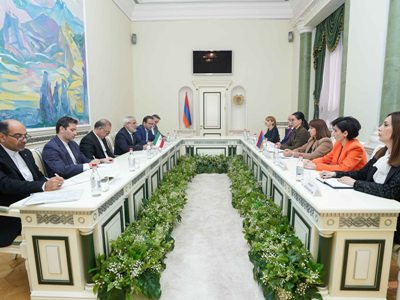 Աննա Վարդապետյանն իրանցի գործընկերներին է ներկայացրել ԼՂ ժողովրդի դեմ սանձազերծված ագրեսիայի հետևանքները