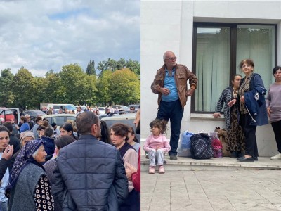 Artsakh ombudsman: Streets of Stepanakert are crowded with displaced citizens who are hungry, scared and in uncertainty