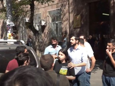 Brusov students in Yerevan join civil disobedience