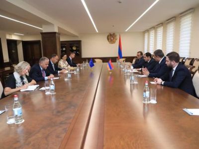 Suren Papikyan, Toivo Klaar discuss situation on Armenia border with Azerbaijan (PHOTOS)