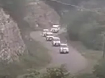 Red Cross vehicles transport 9 wounded individuals from besieged Martuni to Stepanakert