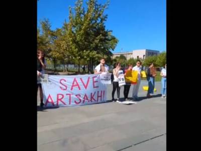 В Берлине прошла акция протеста с требованием к правительству прекратить геноцид армян Арцаха