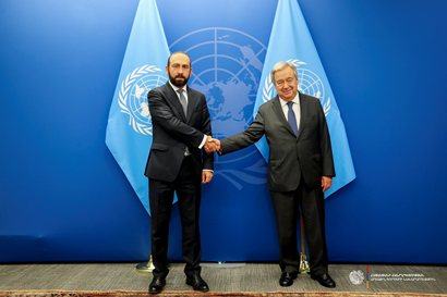 Mirzoyan and UN Secretary General discuss consequences of Azerbaijan's aggression in region
