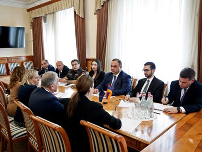 Վահե Ղազարյանը ԵՄ պատվիրակության նորանշանակ ղեկավարին ներկայացրել է ՆԳՆ-ում ընթացող բարեփոխումները