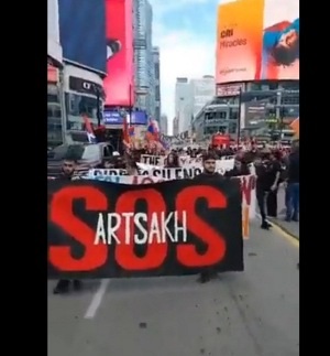 Armenian diaspora in Canada holds rally in solidarity with Karabakh