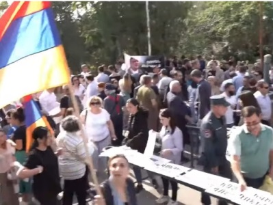 Support rally for Ruben Vardanyan and other captured Karabakh figures held in Yerevan