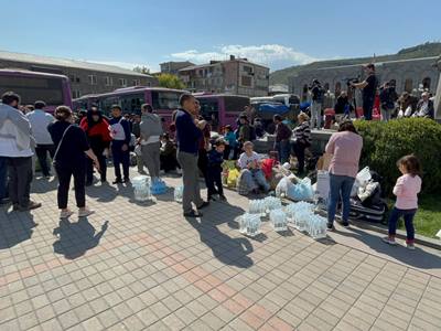 100,437 forcibly displaced persons from Nagorno-Karabakh arrived in Armenia as of 14:00