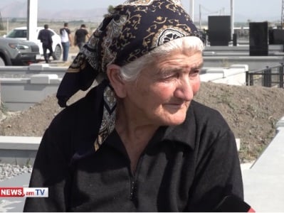 74-year-old Larisa Gabrielyan from Artsakh was forced to leave home right after her birthday