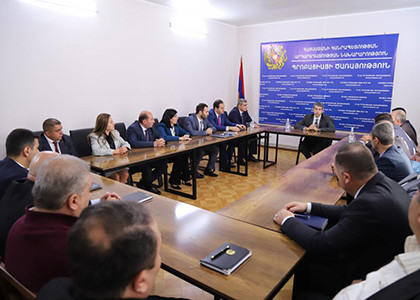 Министр юстиции представил аппарату службы пробации нового руководителя структуры