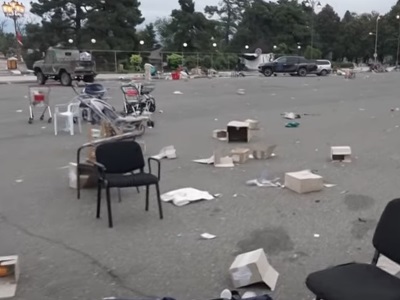 What did Al Jazeera report from Stepanakert's Renaissance Square?